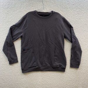 Lunya - Lahgo | Men's Dreamy Fleece Sweatshirt, Eclipse / L
